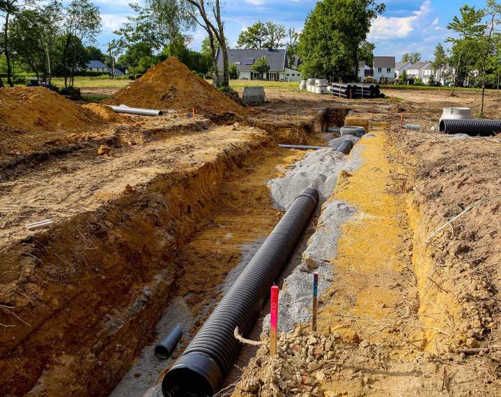 Raccordement égouts Sarreguemines