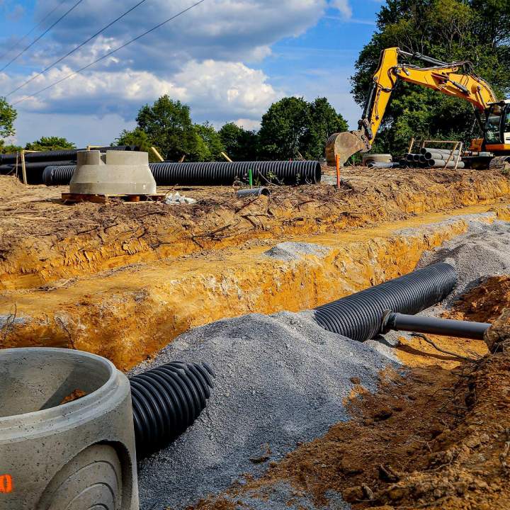 Travaux d'assainissement, Sarreguemines