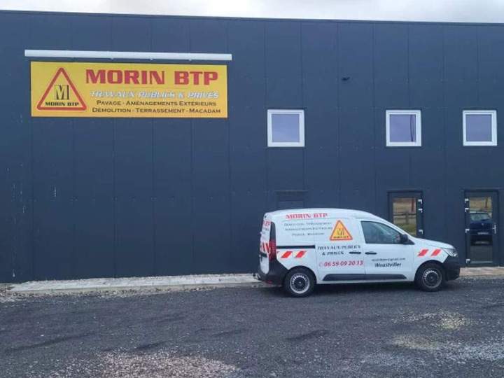 Pose de pavés à Willerwald